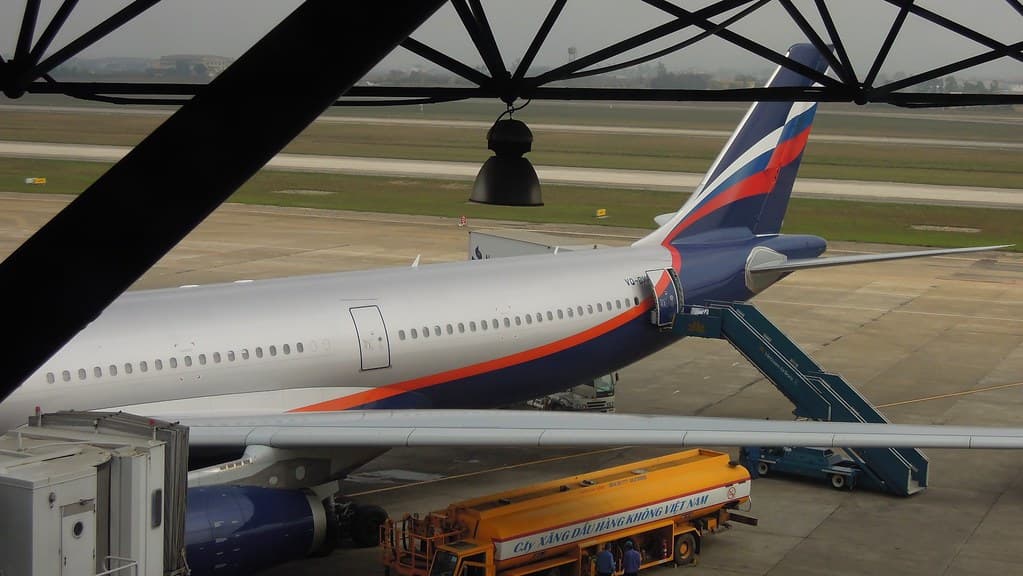 Aeroflot Airbus A330-300, Noi Bai International Airport, Hanoi