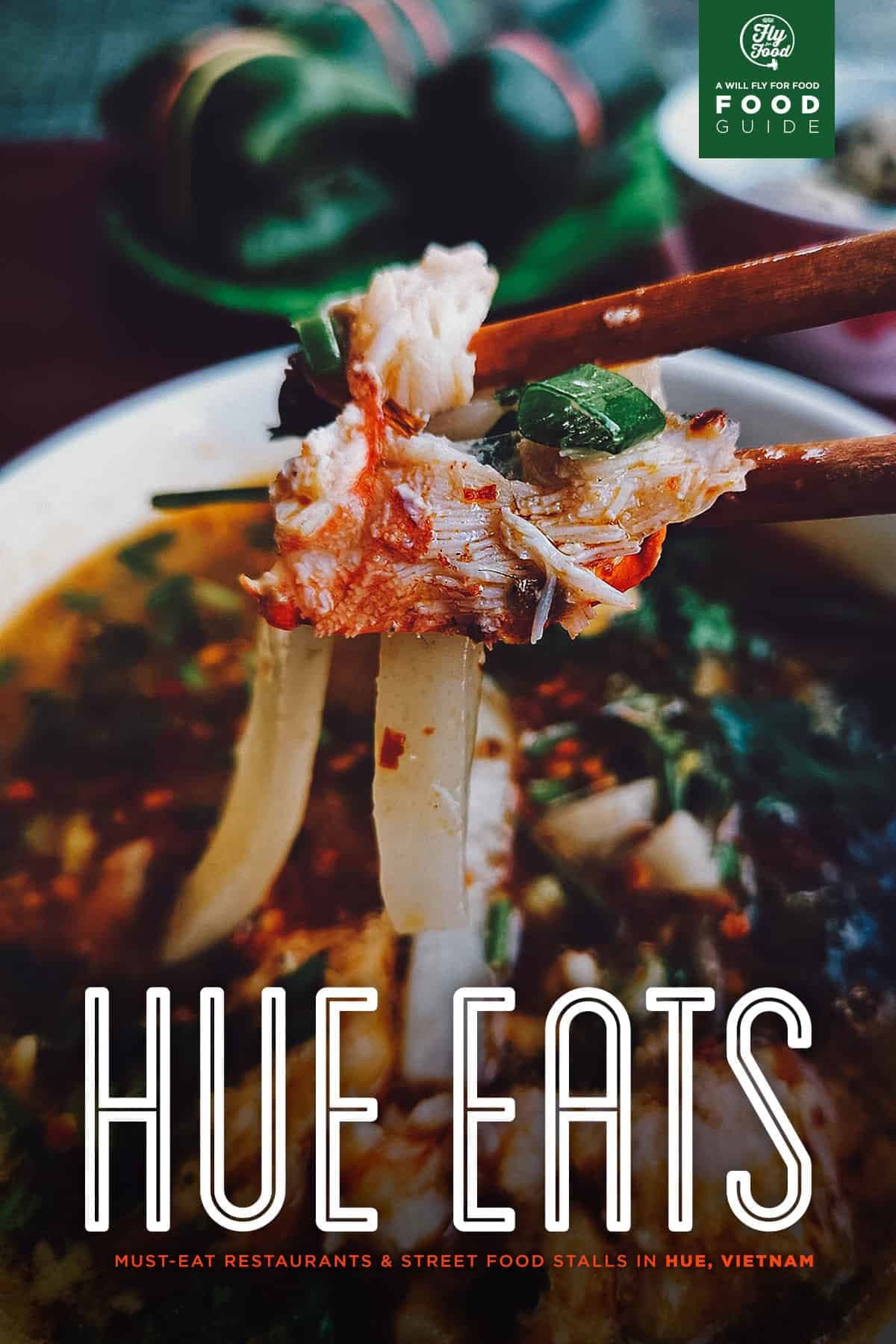 Traditional imperial dishes from Hue arranged on a table