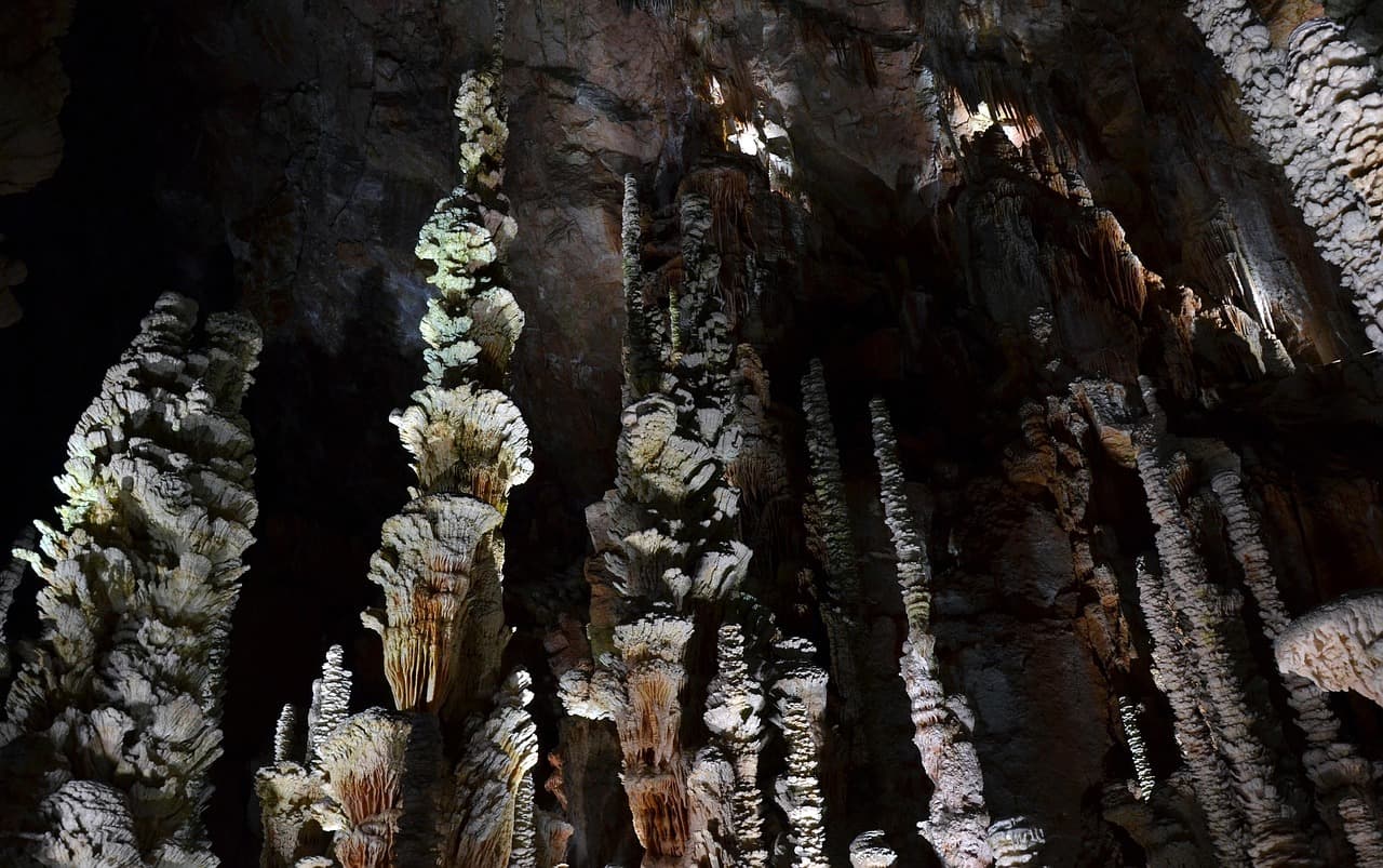 aven armand, stalagmites, cave, cevennes national park, france, karst, geology, formation, illuminated, aven armand, aven armand, aven armand, stalagmites, stalagmites, cave, cave, cave, cave, cave, k