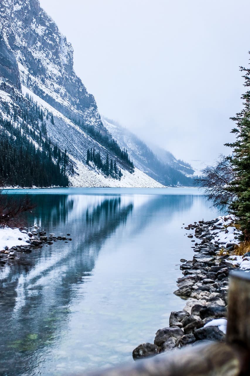 lake, louise, canada, banff, landscape, alberta, rocky, park, national, mountain, travel, trees, canadian, glaciers, hike, trail, trip, water, nature, blue, snow, winter, blue travel, blue mountain, b